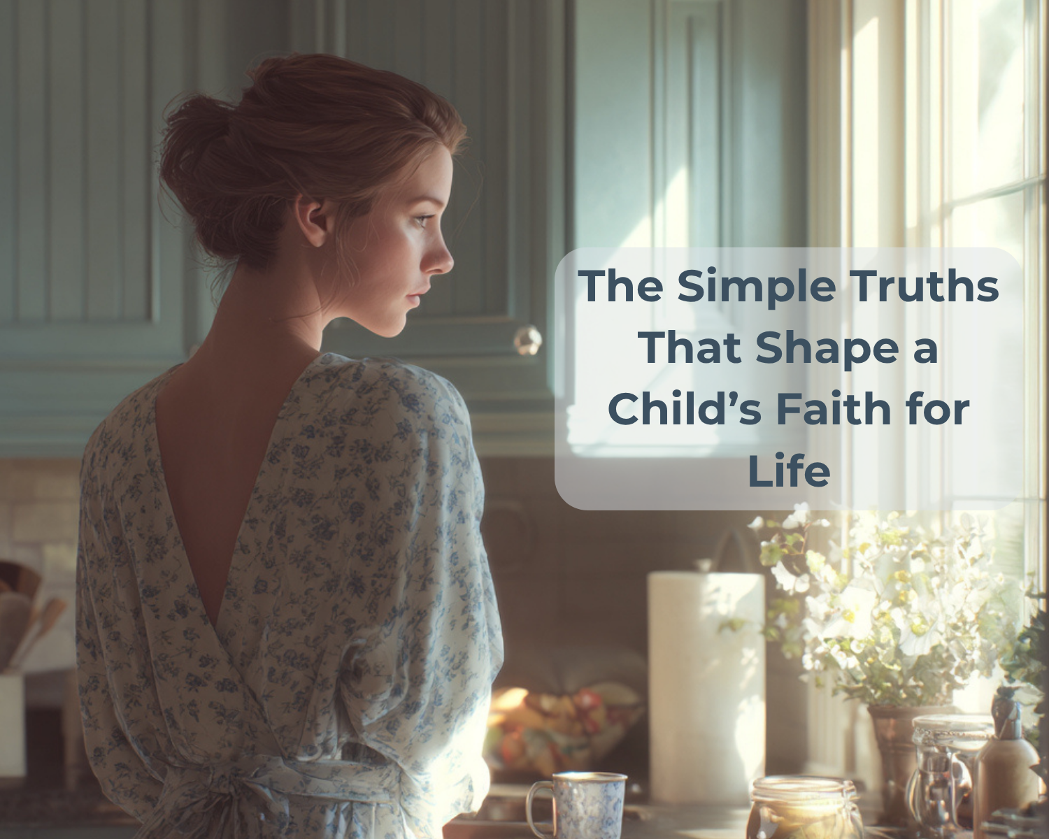 Learn simple, powerful truths that help teach children about God at home. Discover how consistent, everyday faith habits shape a child’s trust, identity, and understanding of who God is.