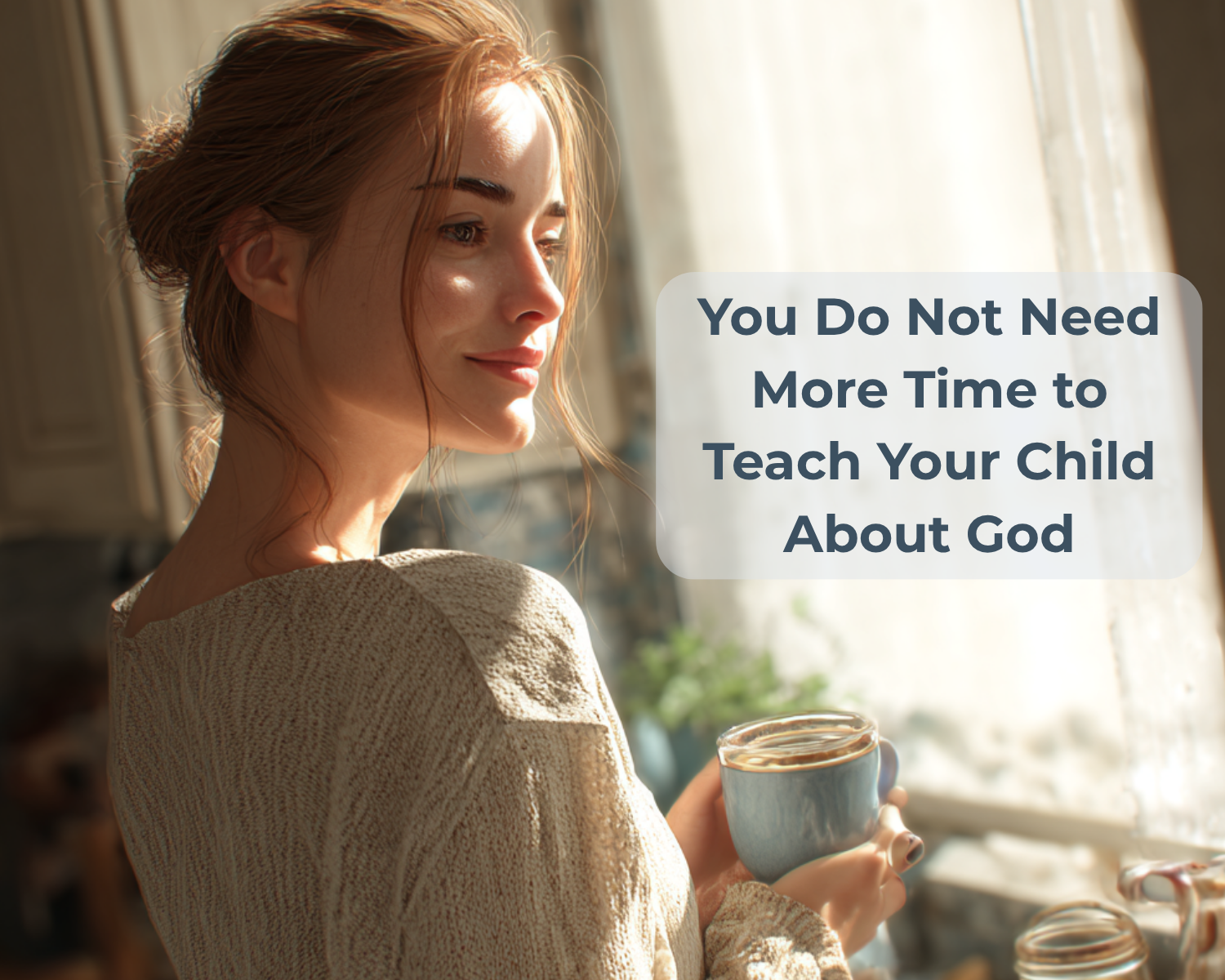 teaching children about God at home family talking about faith in everyday life